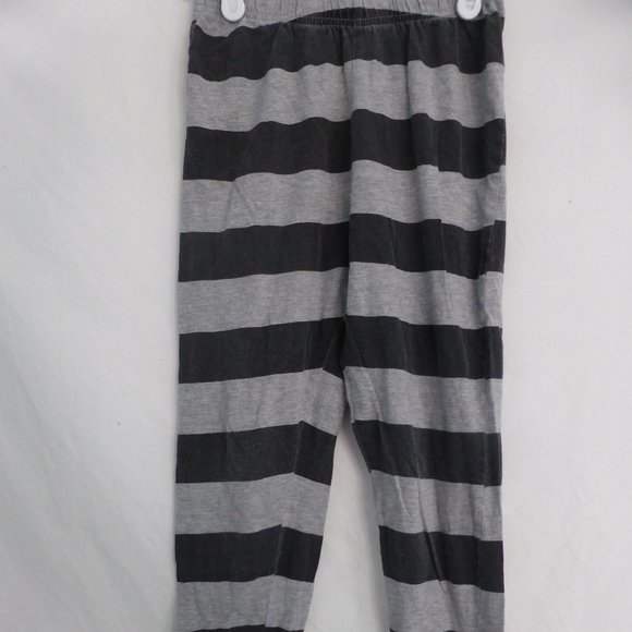 GEORGE, grey & black striped pajama pants, medium